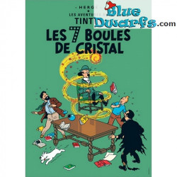 Album de Tintin: Les 7 boules de cristal – Affiche Tintin – Tintinimaginatio – 50 x 70 cm
