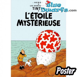 The Shooting Star - Tintin Poster - Tintinimaginatio - 50 x 70 cm