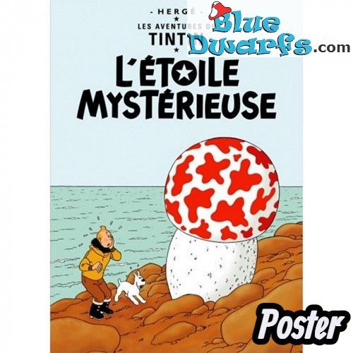 Album di Tintin: La Stella Misteriosa – Poster di Tintin – Tintinimaginatio – 50 x 70 cm