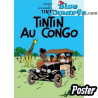 Album de Tintin: Tintin au Congo – Affiche Tintin – Tintinimaginatio – 50 x 70 cm
