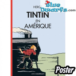Album di Tintin: Tintin en Amérique – Poster di Tintin – Tintinimaginatio – 50 x 70 cm