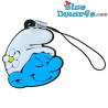 Coquet Schtroumpf - Breloque de portable de collection Les Schtroumpfs - Visage de Schtroumpf - 5 cm