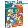 Set Creativo Adesivi con Diamanti dei Puffi - Adesivi dei Puffi - Totum - 9 Pezzi