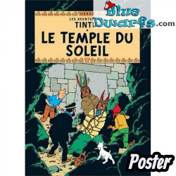 Album di Tintin: Le temple du soleil – Poster di Tintin – Tintinimaginatio – 50 x 70 cm