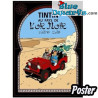 Kuifje Album: Tintin au pays de l'or noir – Kuifje Poster – Tintinimaginatio – 50 x 70 cm