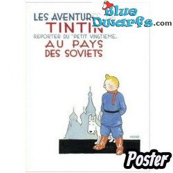 Tintin au pays des soviets - Tintin Poster - Tintinimaginatio - 50 x 70 cm