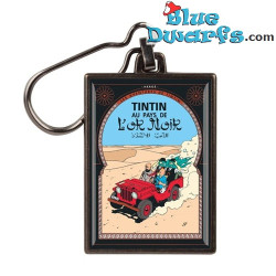 Kuifje Sleutelhanger - Tintin au pays de l'or noir - Metaal - 5,5 x 4 cm