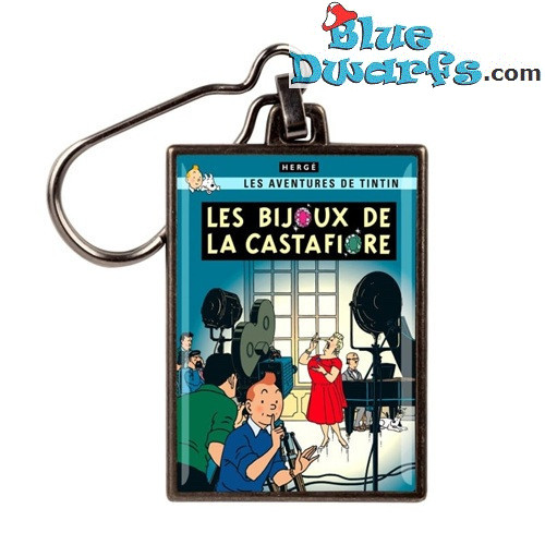 Tim und Struppi Schlüsselanhänger - Les Bijoux de la Castafiore - Metall - 5,5 x 4 cm