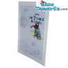 Cartolina doppia Tintin - Album di Tintin: Les 7 Boules de Cristal - Tintinimaginatio - 12,5x17,5 cm