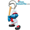 20129: Baseball Smurf (Sleutelhanger) - Schleich - 5,5cm