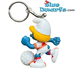 20163: Football Smurfette (keyring) - Schleich - 5,5cm
