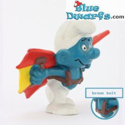 20036: Hangglider Smurf (Brown seat belt) - Matt Version - Schleich - 5,5cm