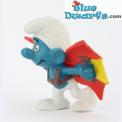 20036: Puffo icaro (puffo volante) - marrone - Versione Opaca - Schleich - 5,5cm