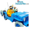Blue Willys CJ2A - Destination Moon - Tintin Car - Scale 1/24 - No. 4