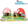 Set case dei Puffi – include 4 personaggi – Il villaggio dei Puffi – Giochi Preziosi – 2025 – 10 / 5,5 cm
