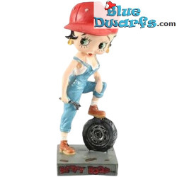 Betty Boop Mechanic Costume - Resin figurine - +/- 15 cm