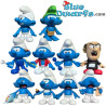 10x Ensemble de Figurines Smurf Collector Mates - Série Deux - Figurines Rares Schtroumpfs - +/- 9cm