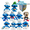 10x Ensemble de Figurines Smurf Collector Mates - Série Deux - Figurines Rares Schtroumpfs - +/- 9cm