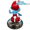 Papa Schtroumpf - Tirelire Schtroumpf Chromée - Nordahl Andersen - 12 cm