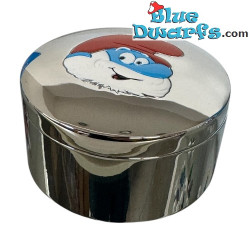 Grote Smurf - Smurfen Verchroomd Sieradendoosje - Nordahl Andersen - 7,5 cm
