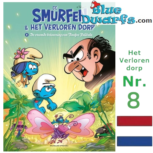 Cómic Los Pitufos - Holandes - Smurfen en het verloren dorp - Nr.8 - De Vreemde Betovering Van Tenefee Falibula