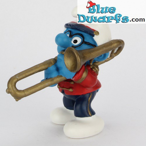 20484: Smurf with trombone (Band 2002)