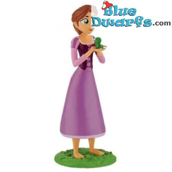 Rapunzel Figur mit kurzen Haaren und Pascal - Rapunzel - Disney Figur - Bullyland - 9 cm