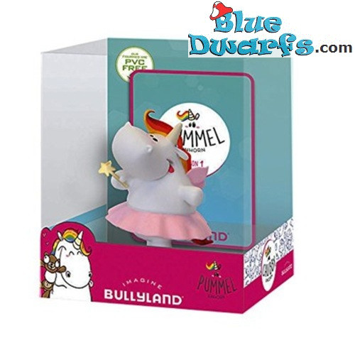 Unicorno Cicciotto – Miniatura Pummel & Friends – Carta Collezionabile – Bullyland – +/- 6 cm
