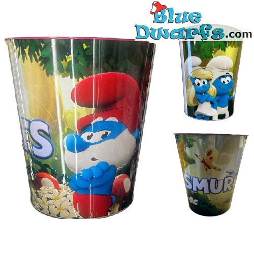 Papá Pitufo - Cubo de Palomitas de los Pitufos – The Smurfs – Metal – Merchandising de la Película de los Pitufos – 2025 – 21 cm