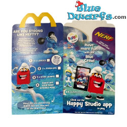 Mc Donalds Happy Meal - scatola - Puffo Forzuto - Schleich - 2022