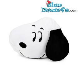 Peluche 2-en-1 Snoopy & Woodstock avec Couverture de Voyage – Produit Snoopy – Peanuts – 20 x 22 cm