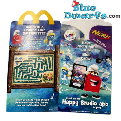 Mc Donalds Happy Meal - caja - Pitufina - Schleich - 2022