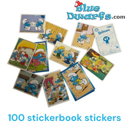 De Smurfen Stickerset – Willekeurige Smurfenstickers – 100 Stickers