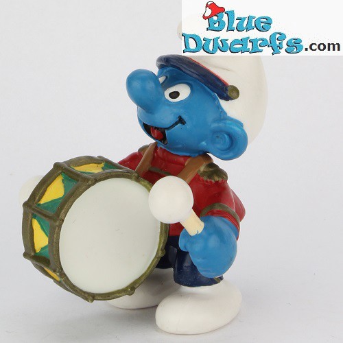 20494: Smurf met grote trommel (Fanfare 2002)