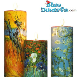 Van Gogh Kunstkerzen-Set - Vincent van Gogh Kollektion - Parastone - 14,5 / 11 / 8 cm