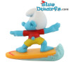 Jokey Smurf on a surfboard - Mc Donalds Happy Meal - Schleich - 2024 - 5,5cm