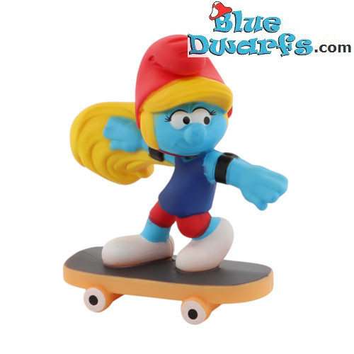 Smurfin op Skateboard - Mc Donalds Happy Meal - Schleich - 2024 - 5,5cm