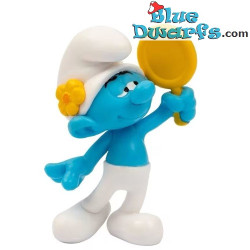 Pitufo Vanidoso con Espejo - Figura de Los Pitufos - Giochi Preziosi - 5,5 cm
