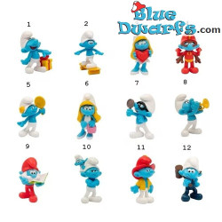 Schtroumpf Skateboard - Figurine Schtroumpf - Giochi Preziosi - 5,5 cm