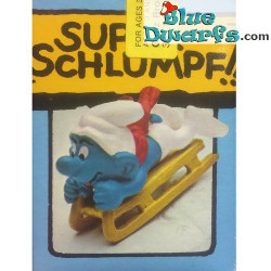 Super Puffi - 5 Puffi sportivi nelle confezioni originali d’epoca - MIB - Schleich