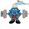 40507: Weightlifter Smurf (Supersmurf) - Schleich - 5,5cm