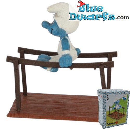 40509: Turner Smurf (Super Smurf) - Schleich - 5,5cm