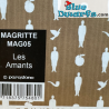 Les Amants - René Magritte Kollektion Figur - Parastone - 12,5 cm