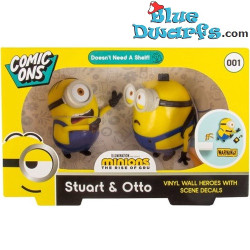 Stuart et Otto – Décoration murale – Vinyl wall heroes – Comci ons – 8 cm