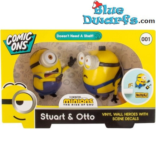 Stuart e Otto – Decorazione da parete – Vinyl wall heroes – Comci ons – 8 cm