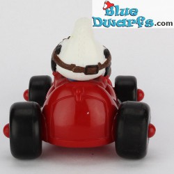 40255: Race Car Smurf red (Supersmurf MIB)