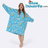 La Schtroumpfette – Plaid Vêtement Cozee Taille Unique pour Femmes