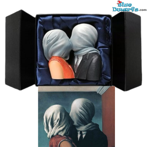 Les Amants - Colección René Magritte - Figurilla- Pocket art - Parastone - 10 cm