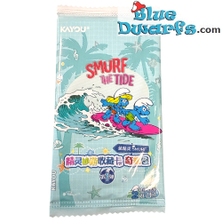 Boosterpack Carte da collezione dei Puffi – Kayou – 30x4 carte cinesi per confezione – 8,5 × 6,5 cm