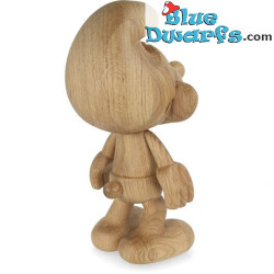 Statue Schtroumpf Faite à la Main - Chêne Blanc Européen FSC - Boyhood - 24 cm